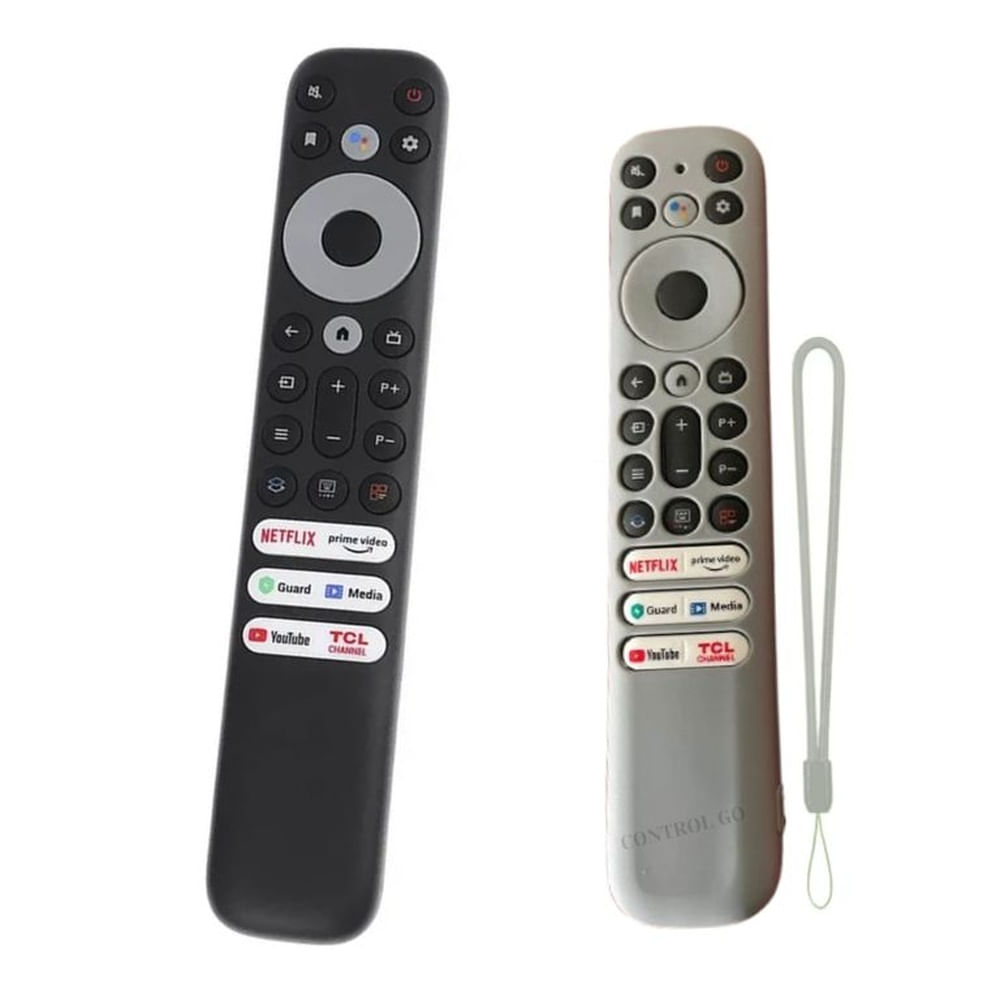 Control para Tv TCL con funda gris Gris