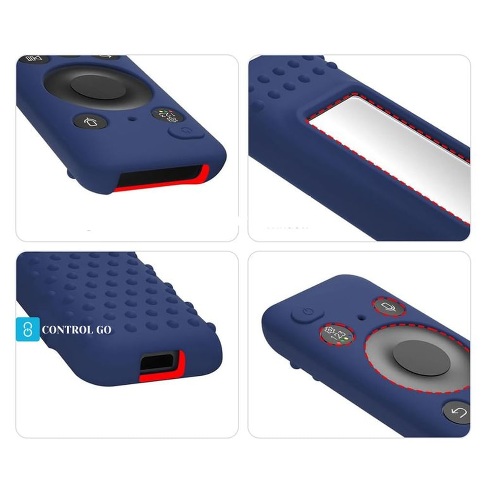 Funda forro para Control Samsung solar 2024 azul noche Azul