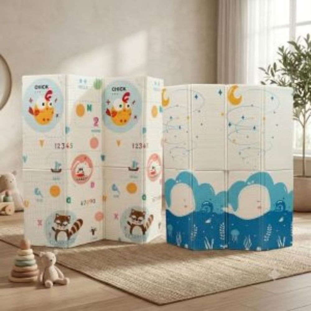 PISO PLEGABLE ? BABY KAEL 173X154CM DE 1.8 CM DE ESPESOR MODELO 4 Multicolor