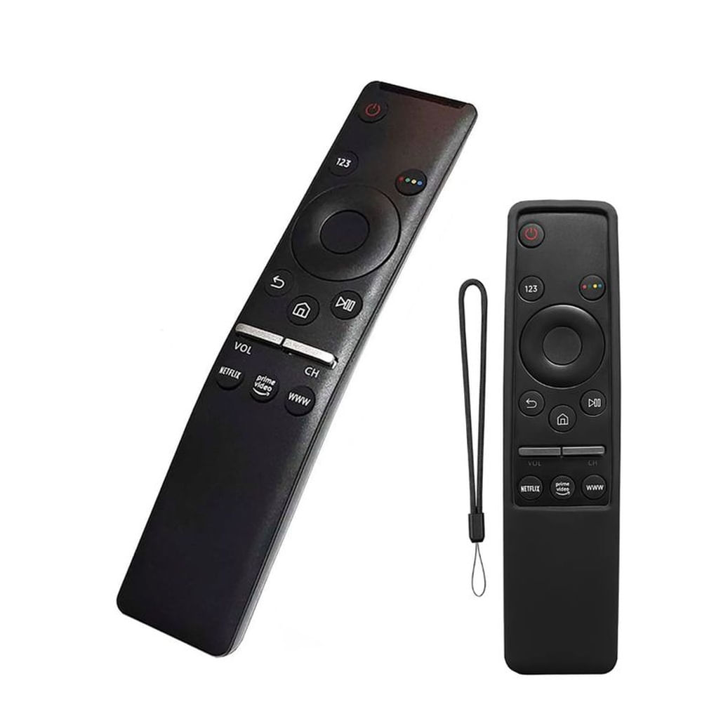Control remoto Tv samsung led uhd 4k con funda negro antigolpes Negro