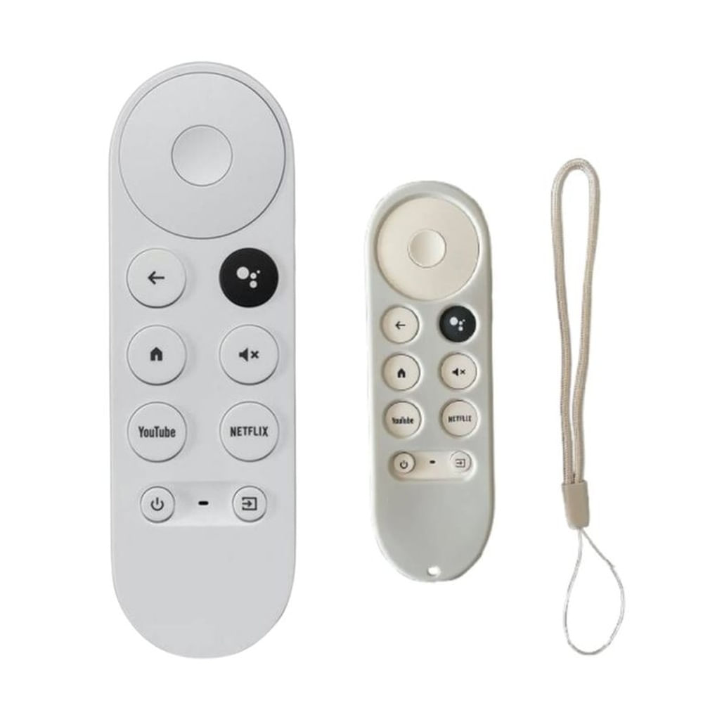 Control chromecast + funda gris claro + pilas Gris Claro