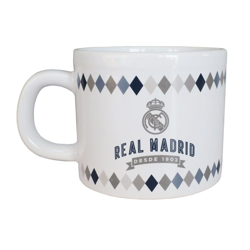 Mug Taza R. Madrid Futbol Blanca 540 ML 78665530540609