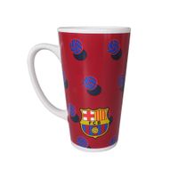 Mug Taza Alta Barcelon a Futbol Rojo 480 ML