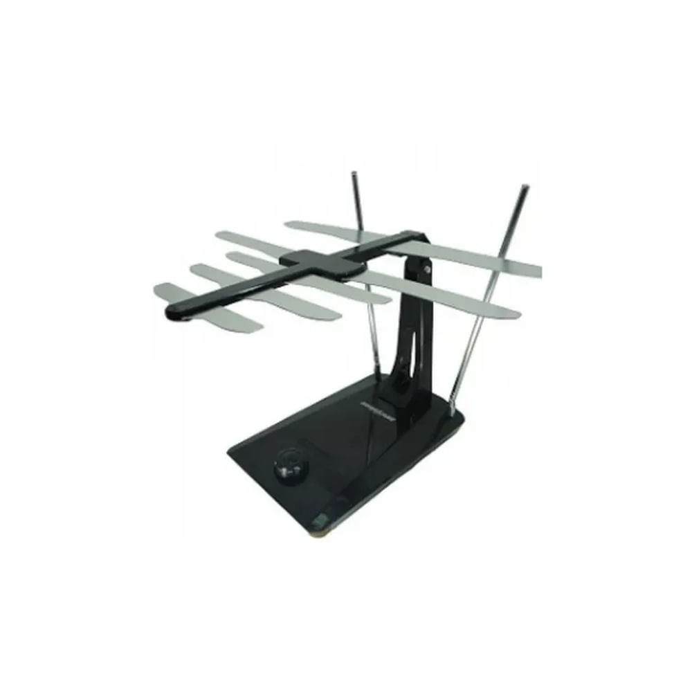 Antena HD TV LCD Smart TV Y Análoga VHF-UHF Señal Digital L03- Negro Multicolor