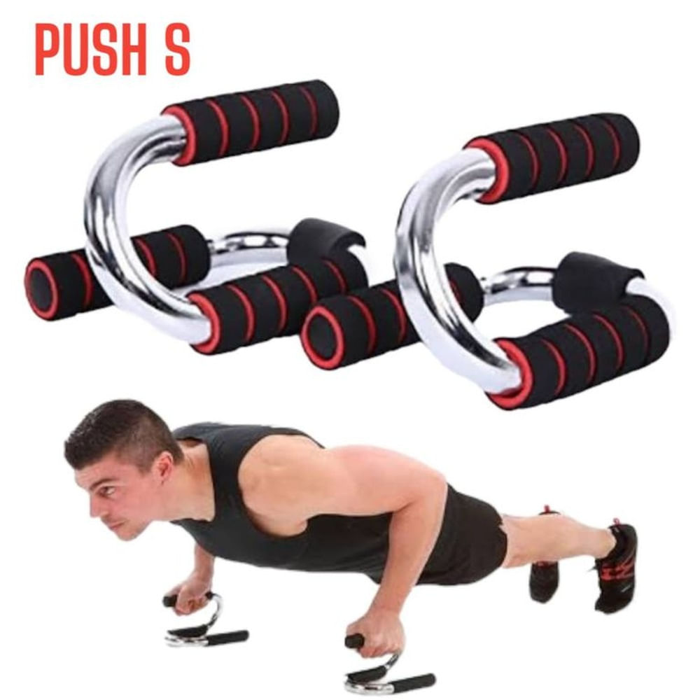 Barras Para Planchas Flexiones Push Up Gimnasio en Casa Multicolor