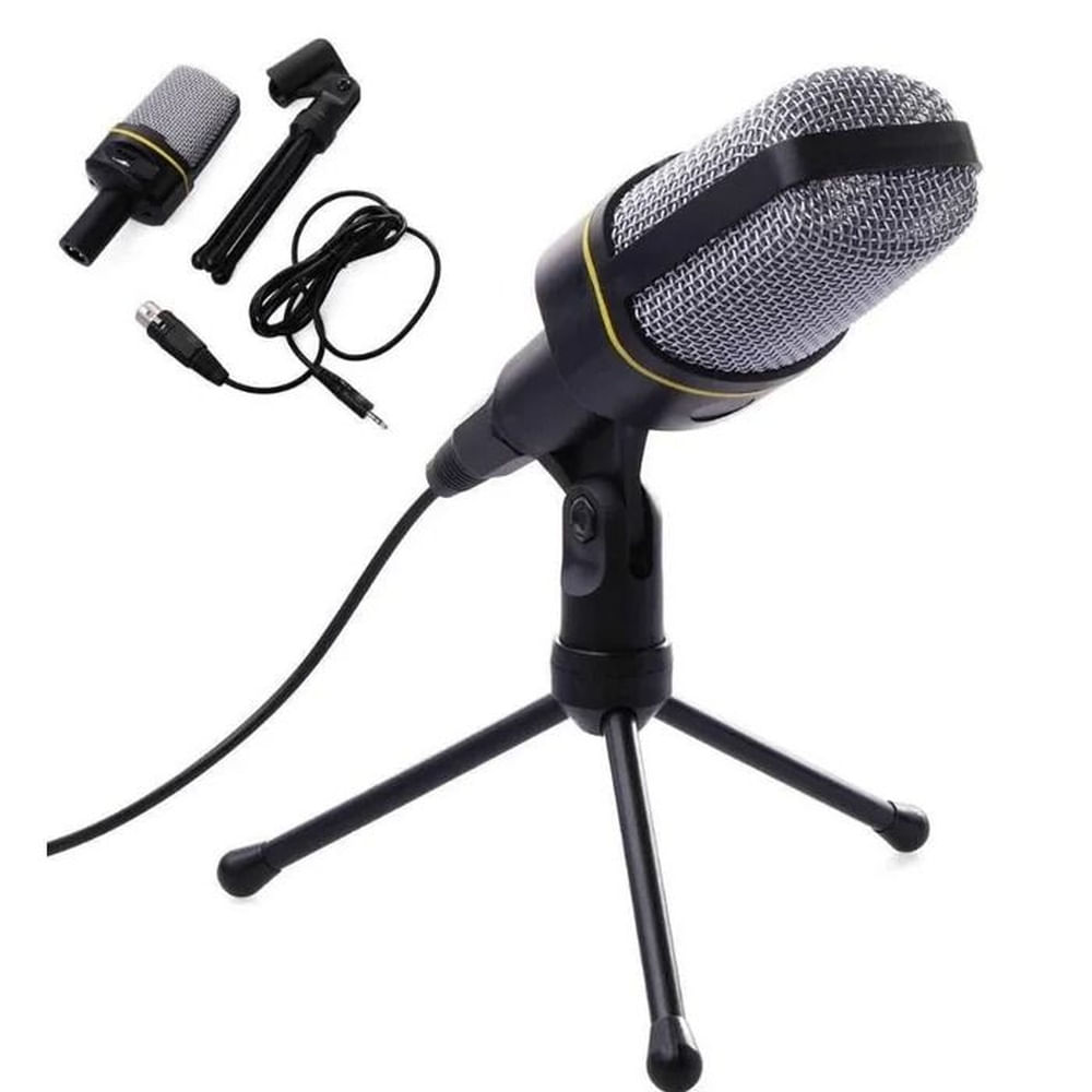 Micrófono Condensador para Live En Vivo Podcast TikTok Kick SF-920 Multicolor
