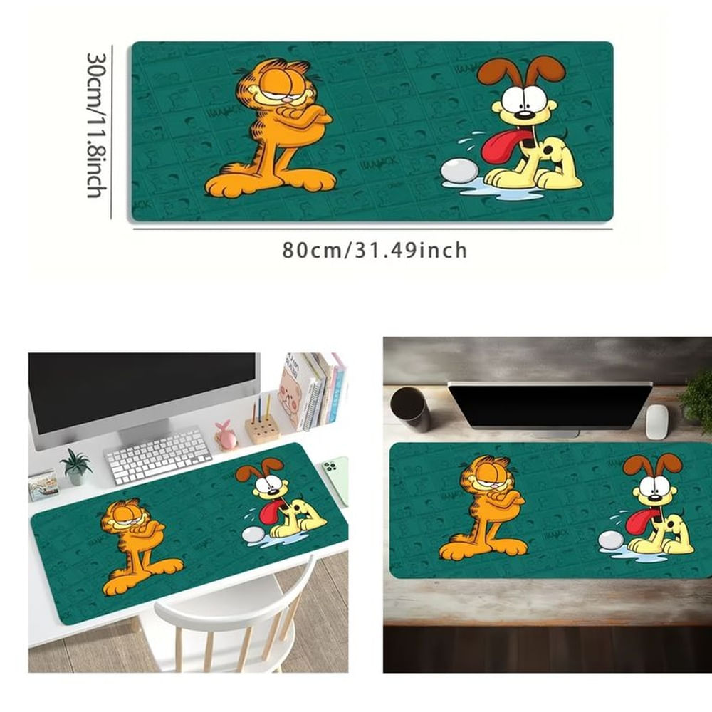 Un mouse pad grande para juegos extra grande gato naranja