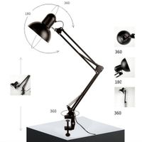 Lampara de Escritorio Oficina con brazo Ajustable Regulablable