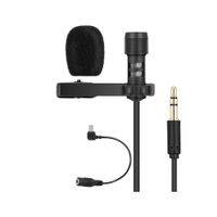 Micrófono Condensador Yanmai R955 Lavalier Para Móvil y DSLR