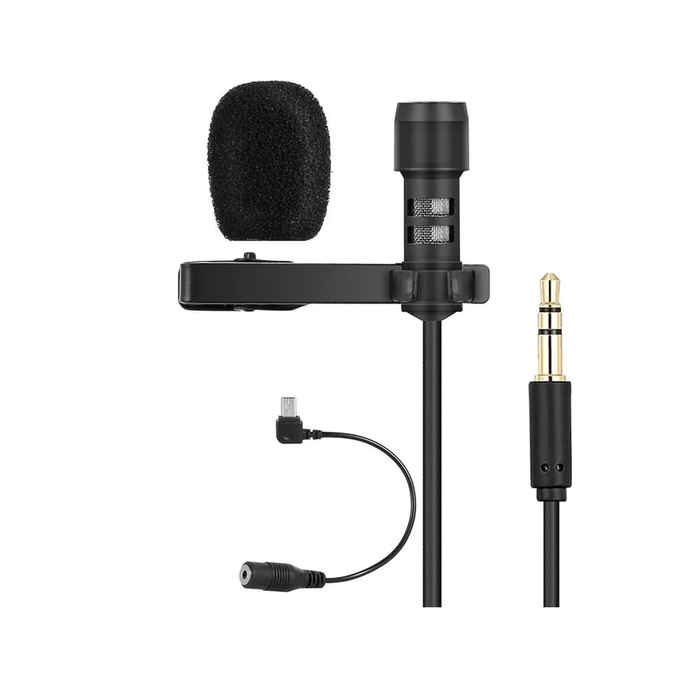 Micrófono Condensador Yanmai R955 Lavalier Para Móvil y DSLR Multicolor
