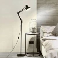 Lámpara de Piso Moderna 1.70m con Brazo Plegable 180° - Ideal para Lectura y Escritorio