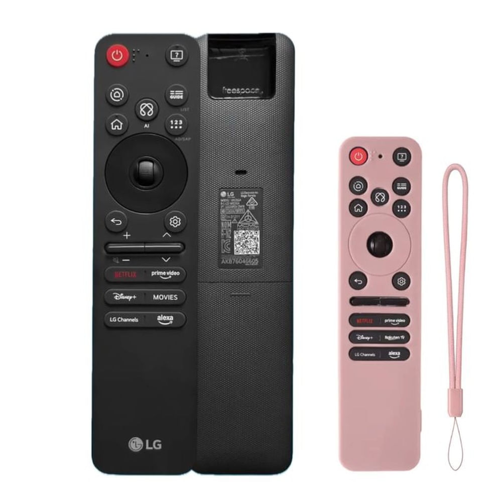Control LG mágico MR25GA 2025 smart más funda rosa Rosado