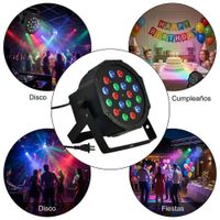 Foco Par LED 18 RGB para Discotecas y Escenarios - Alta Luminosidad 220V