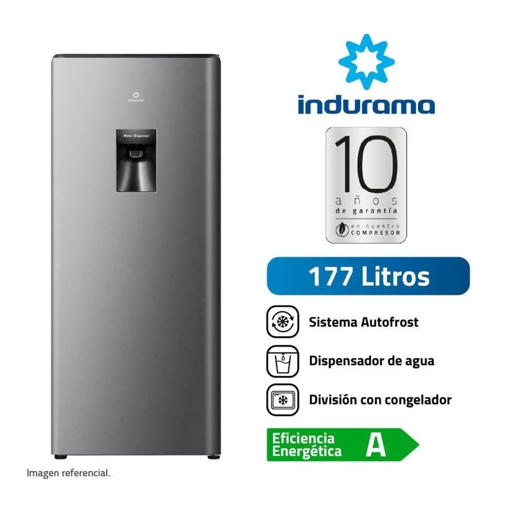 Refrigeradora Indurama 177 Litros Monopuerta Autofrost Dispensador de agua RI-289D Nuevo Modelo