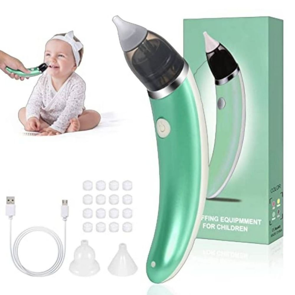 Aspirador Nasal Sky Blue para Bebes con 2 Boquillas Celeste