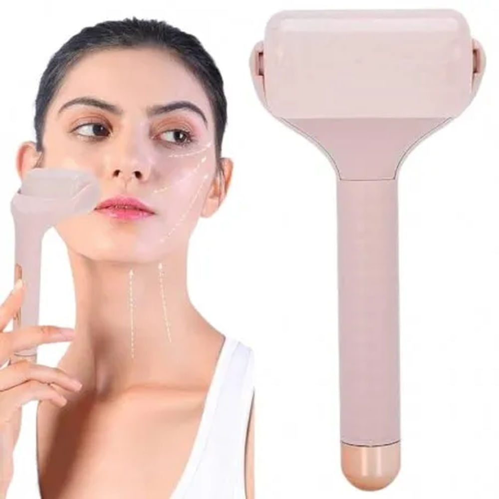 Rodillo de Hielo Facial ICE ROLLER Hieloterapia en Frio Hielo Multicolor