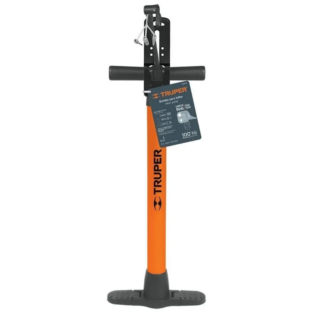 Inflador Bomba Aire Para Llanta Bicicletas Pelotas Inflable Multicolor