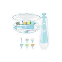 Set de Manicura Pulidor Uñas Baby Cortauña Niños Sky Blue