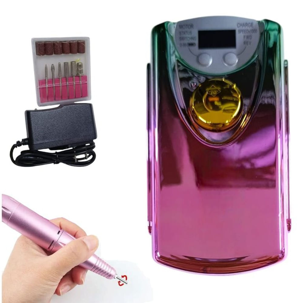 Drill Pulidor de Uñas para Manicura Pedicura Recargable D102