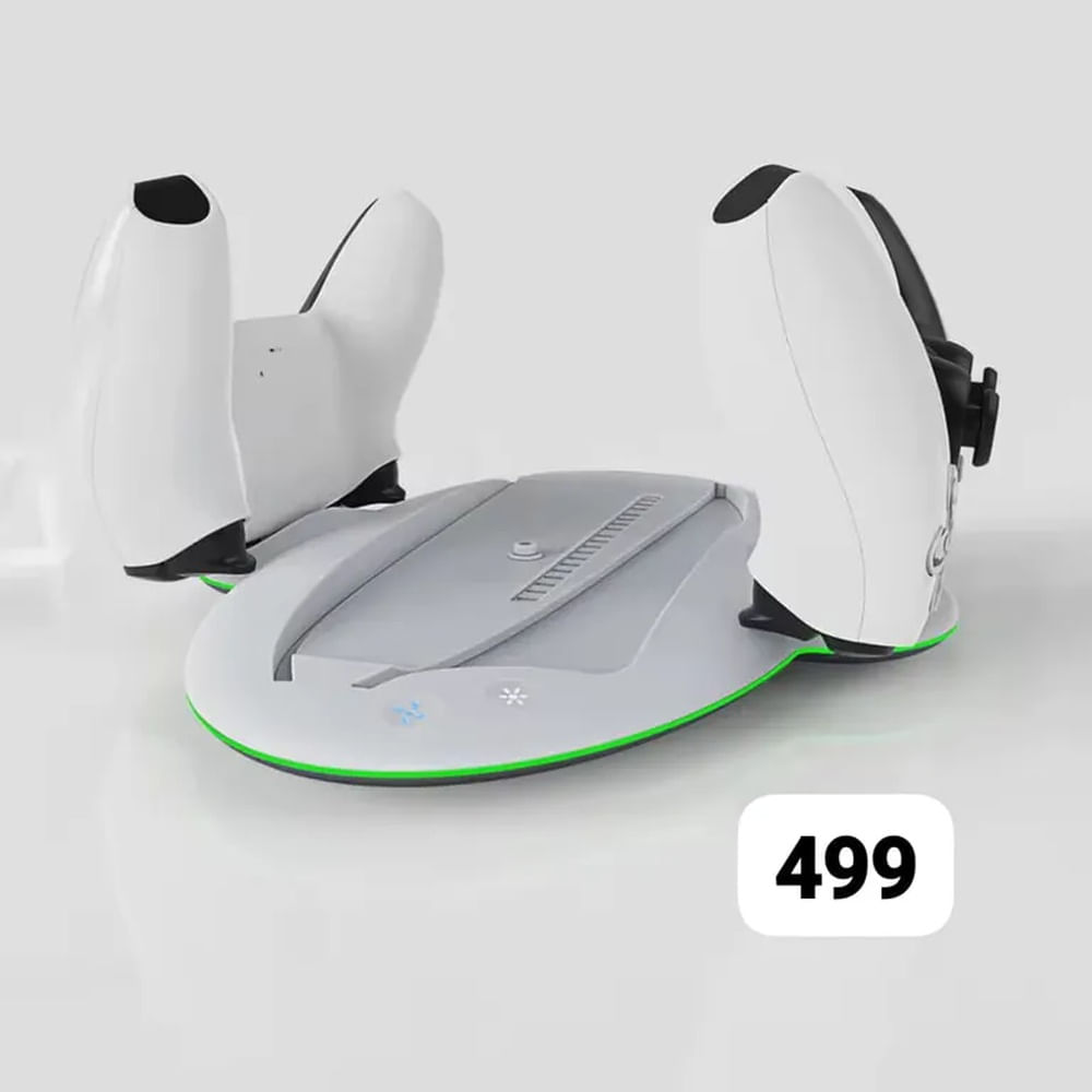 Porta PS5 Cooler + Cargador Doble de Mandos PS5Slim RGB para Consola  Multicolor