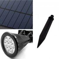 Luz LED Solar Estaca Recargable con Sensor para Jardin y Pared