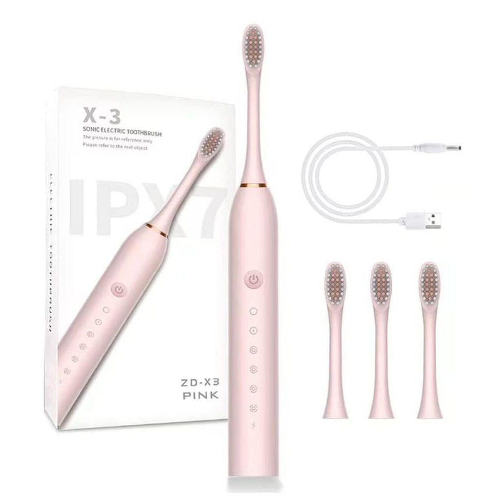 Cepillo Dental Electrico Limpieza Bucal Recargable Nin~os Adultos Multicolor