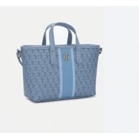 Cartera tote Tommy hilfiger monograma azul