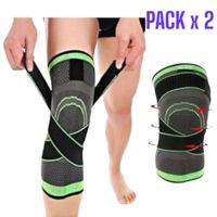 Pack 2 Rodillera Deportiva Ajustable con Vendaje Velcro Ortopedica