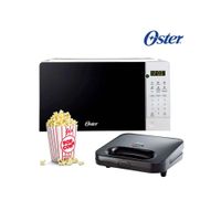 Combo Horno Microondas Digital 20 litros - Sandwichera compacta  CKSTSM2885