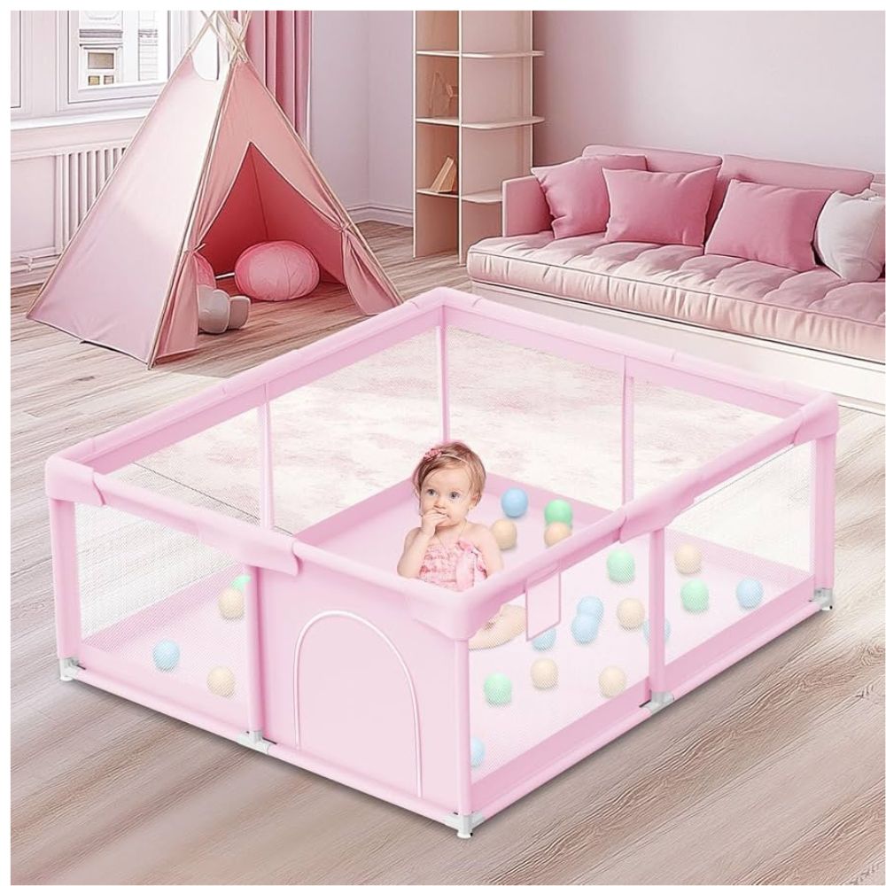 CORRAL PLEGABLE DE TELA - 150X180X65CM