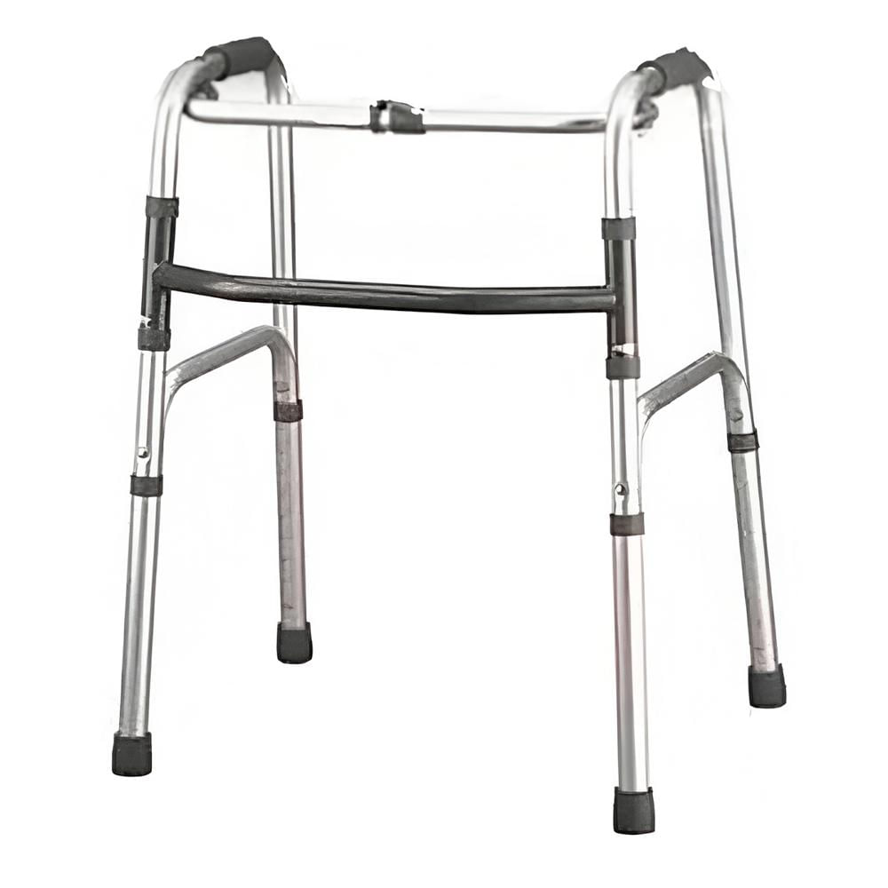 Andador de Auminio Plegable con Patas de Apoyo Antideslizante