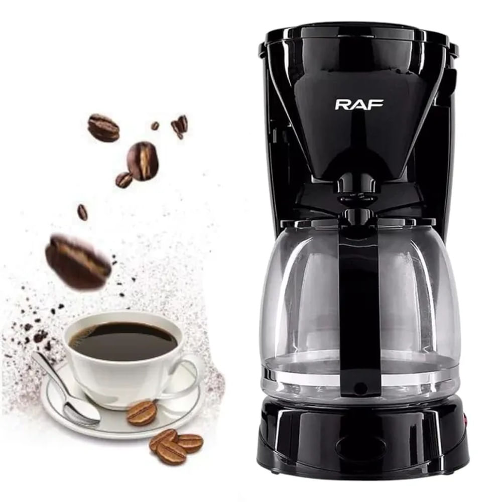 Cafetera Automática con Filtro Prepara Café e Infusiones sin Esfuerzo Multicolor