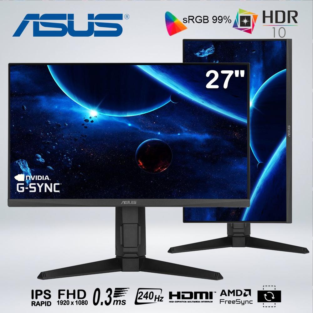 MONITOR GAMER VG279QML5A FULL HD 27'' fast IPS 240hz 0.3ms HDR10 G-SYNC AMD SPEAKER PIVOT