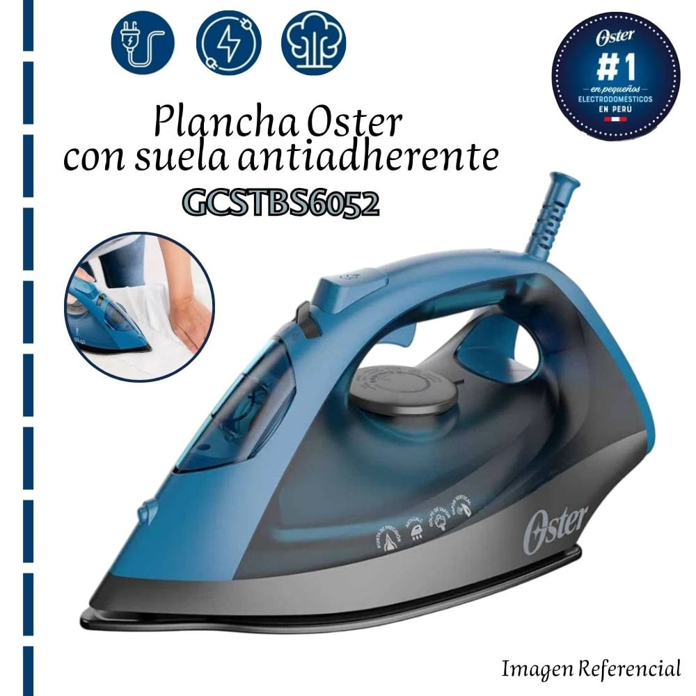 Plancha de Vapor Oster Con Base de Cerámica GCSTBS6052.