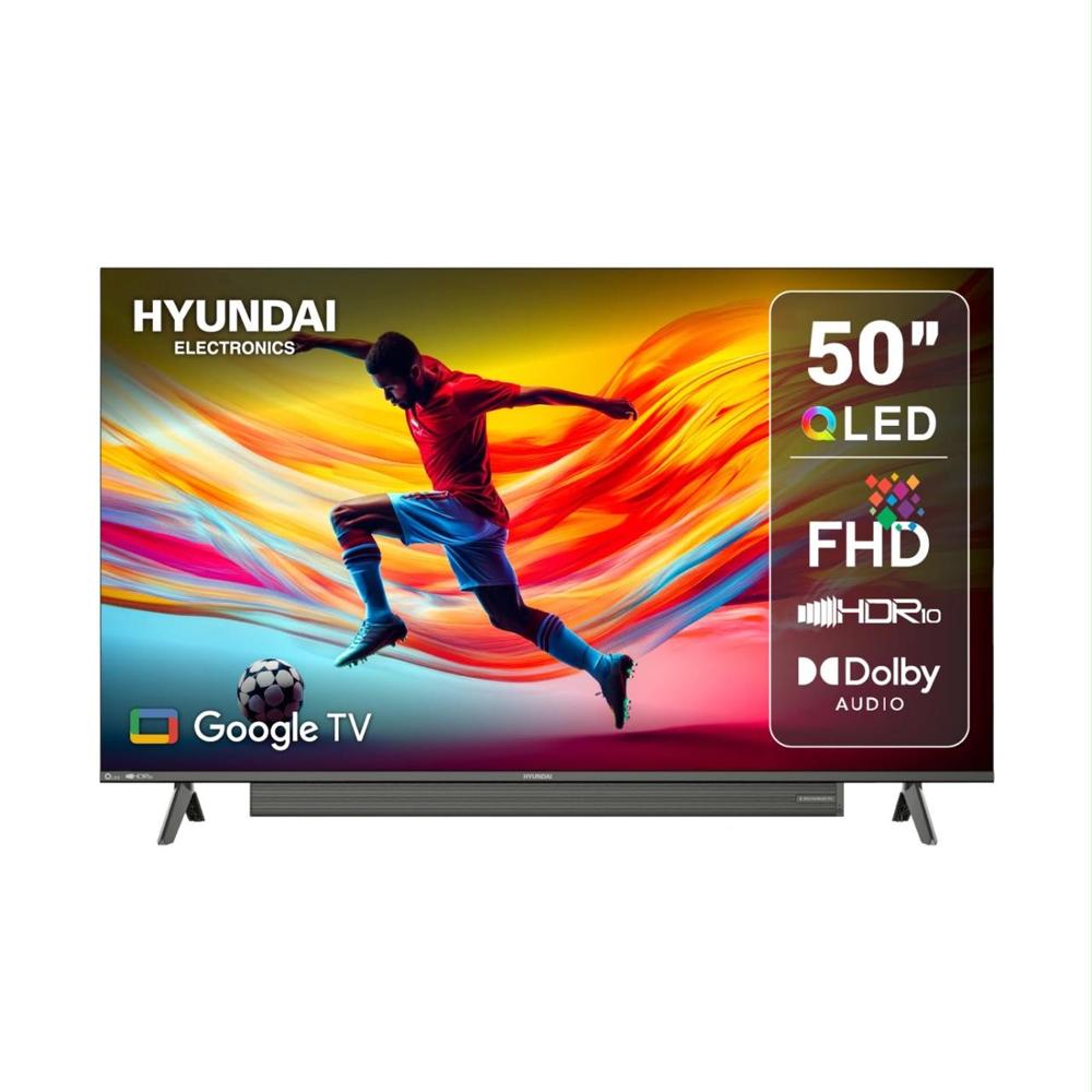 Televisor Hyundai 50 QLED Smart Full HD Tv Google HYLED5027QFG
