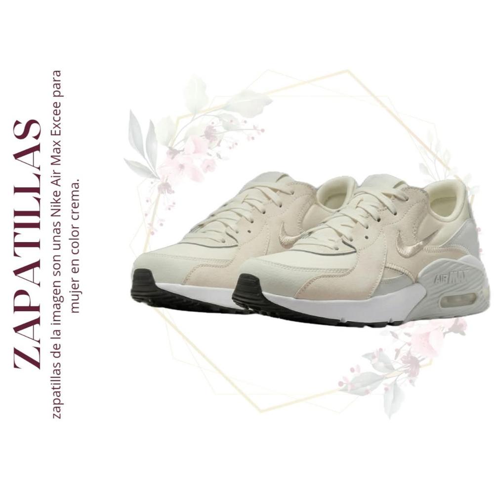 ZAPATILLAS MUJER NIKE URBANAS CREMA