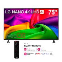 Televisor LG 75 Smart Nano UHD 4K 75NU800BPSB con Magic Remoto