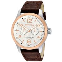 Reloj Invicta I-Force 13010 Multifuncional Acero Inoxidable Correa de Cuero Marrón