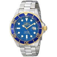 Reloj Invicta Pro Diver 12566 Fecha Acero Inoxidable Plateado Azul