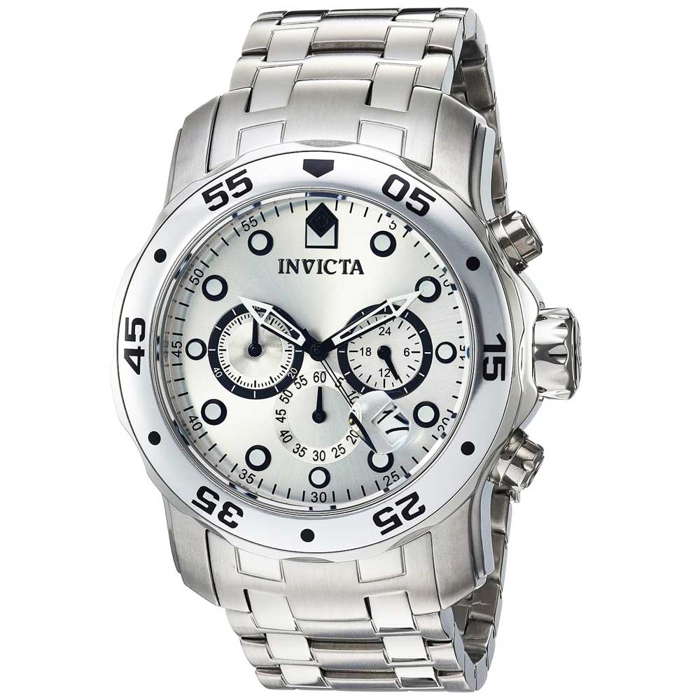 Reloj Invicta Pro Diver 0071 Fecha Cronómetro Acero Inoxidable