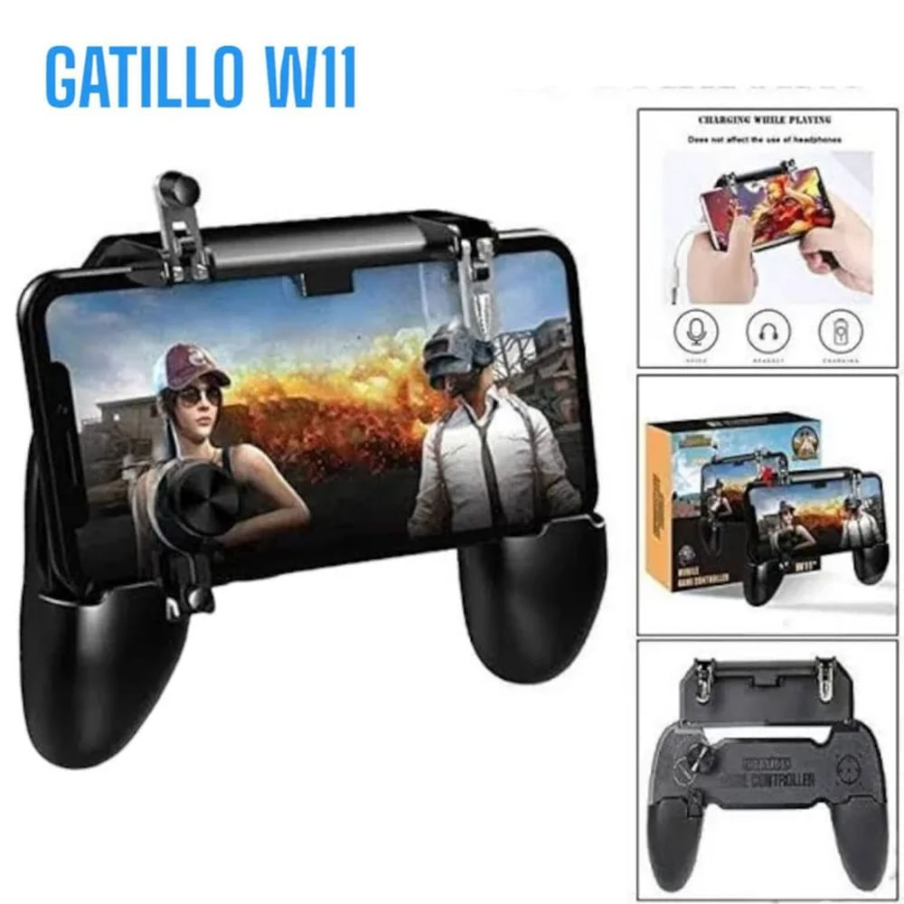 2Mandos Gatillos Fuego Gamepad Grip L1 R1 Pubg Fornite Free Fire Multicolor