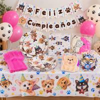 Kit de Decoracion Completa  De fiesta con tematica de Perros - HEMBRA
