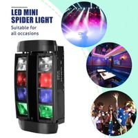 Mini Araña Luz de escenario Iluminación LED para DJ RGBW