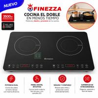 Cocina De Induccion 2 Hornillas Finezza FZ-315IN2