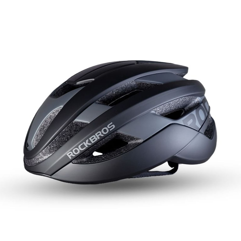 Casco Ciclismo Rockbros Ultraligero Mtb Ruta Negro Mate Talla Estándar Negro