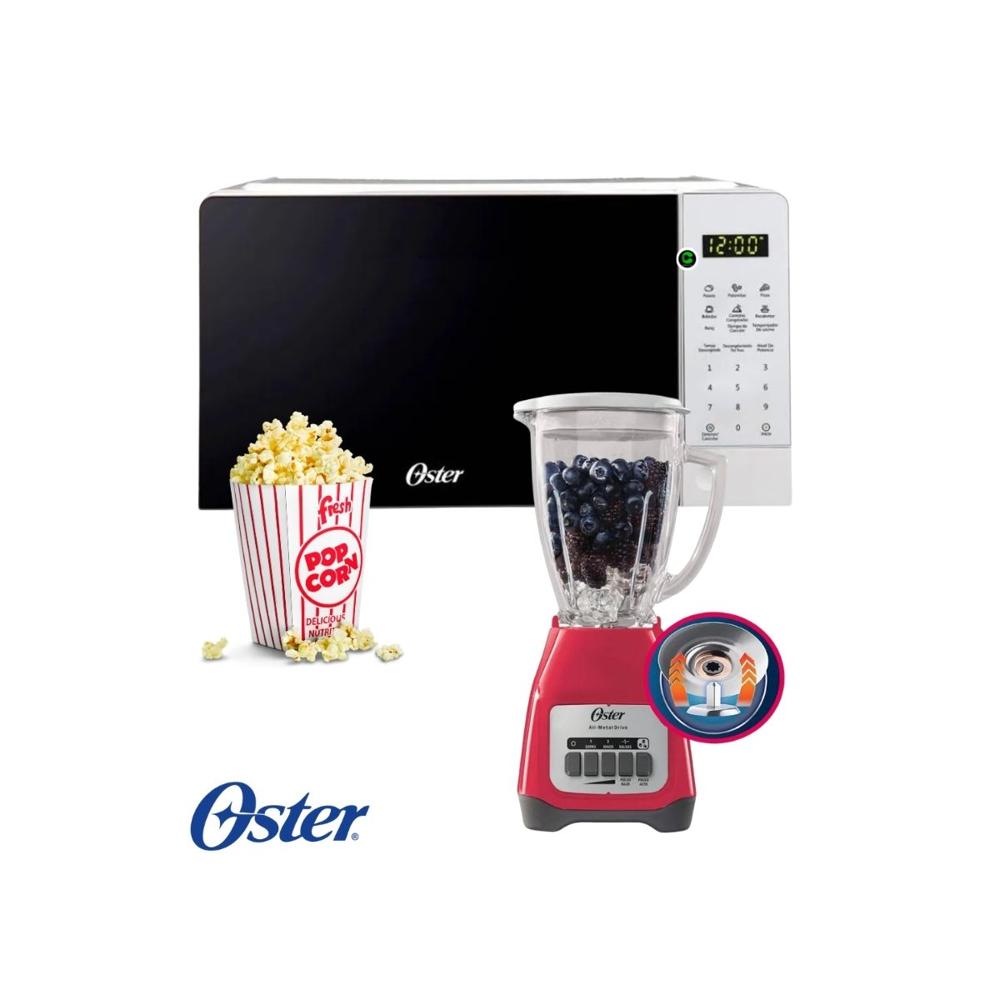Combo Horno Microondas Digital 20 litros POGGE2701 - Licuadora 2 velocidades BLSTKAG-MPB