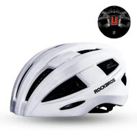 CASCO ROCKBROS BLANCO LUZ TRASERA ZK-013-W