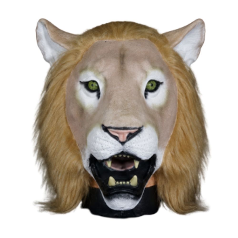 Máscara de Látex Leòn Rey de la Selva Cosplay Halloween