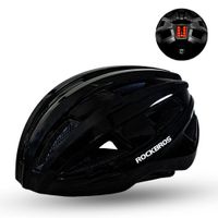 CASCO ROCKBROS NEGRO LUZ TRASERA ZK-013-BK