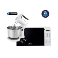 Combo Horno Microondas Digital 20 LT y Batidora 6 velocidades y función turbo